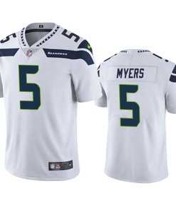 Mens Seattle Seahawks #5 Jason Myers White Vapor Untouchable Limited Stitched Jersey Dzhi