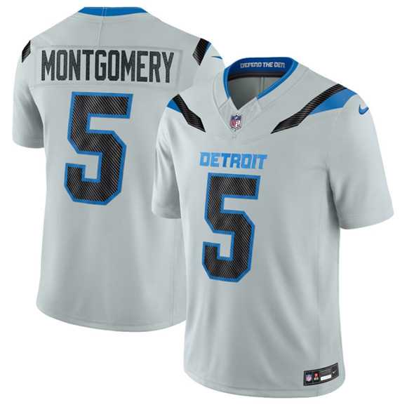Mens Detroit Lions #5 David Montgomery Silver 2026 F.U.S.E. Rivalries Collection Limited Stitched Jersey Dzhi->detroit lions->NFL Jersey Mens Detroit Lions #5 David Montgomery Silver 2026 F.U.S.E. Rivalries Collection Limited Stitched Jersey Dzhi->detroit lions->NFL Jersey