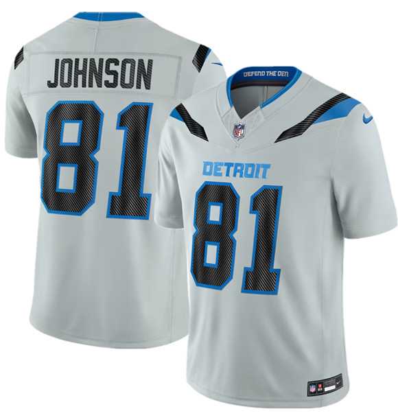 Mens Detroit Lions #81 Calvin Johnson Silver 2026 F.U.S.E. Rivalries Collection Limited Stitched Jersey Dzhi->detroit lions->NFL Jersey Mens Detroit Lions #81 Calvin Johnson Silver 2026 F.U.S.E. Rivalries Collection Limited Stitched Jersey Dzhi->detroit lions->NFL Jersey