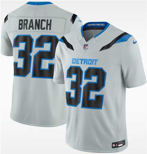 Mens Detroit Lions #32 Brian Branch Silver 2026 F.U.S.E. Rivalries Collection Limited Stitched Jersey Dzhi->detroit lions->NFL Jersey Mens Detroit Lions #32 Brian Branch Silver 2026 F.U.S.E. Rivalries Collection Limited Stitched Jersey Dzhi->detroit lions->NFL Jersey