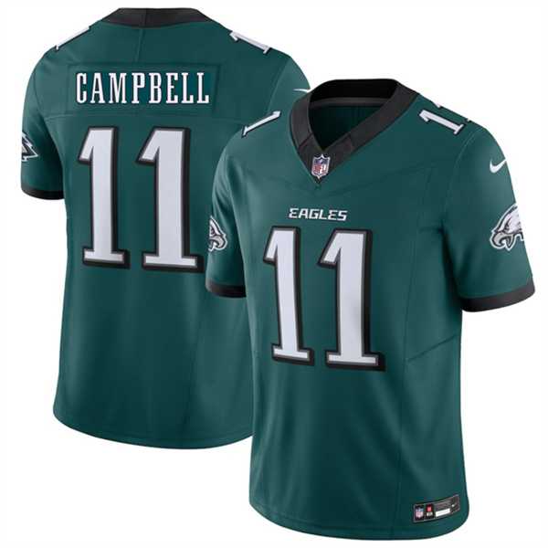 Mens Philadelphia Eagles #11 Jihaad Campbell Green 2026 F.U.S.E. Vapor Untouchable Limited Stitched Jersey->philadelphia eagles->NFL Jersey
