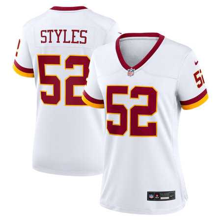 Womens Washington Commanders #52 Sonny Styles Nike White Vapor Limited Stitched Jersey->washington commanders->NFL Jersey