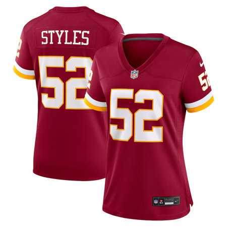 Womens Washington Commanders #52 Sonny Styles Nike Burgundy Vapor Limited Stitched Jersey->washington commanders->NFL Jersey