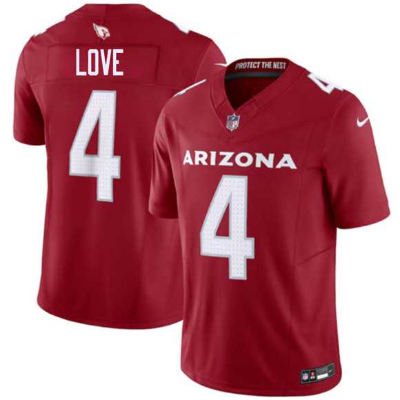 Mens Arizona Cardinals #4 Jeremiyah Love Red 2026 Draft F.U.S.E. Vapor Untouchable Limited Stitched Jersey->arizona cardinals->NFL Jersey