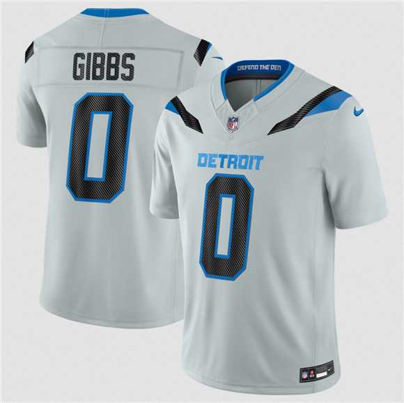 Youth Detroit Lions #0 Jahmyr Gibbs Silver 2026 F.U.S.E. Rivalries Collection Limited Stitched Jersey Dzhi->detroit lions->NFL Jersey