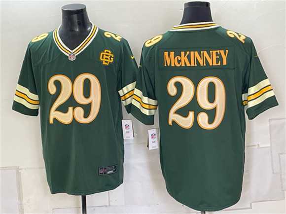 Mens Green Bay Packers #29 Xavier McKinney Dark Green 2026 Rivalries Collection Limited Stitched Game Jersey->green bay packers->NFL Jersey