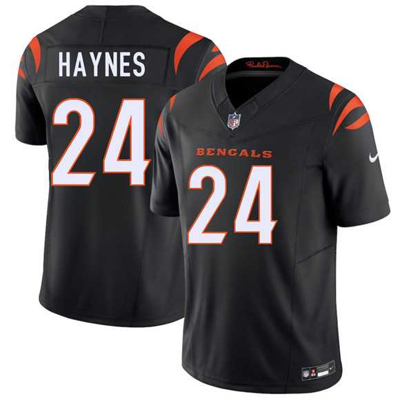 Mens Cincinnati Bengals #24 Jamal Haynes Black 2026 Draft F.U.S.E. Vapor Untouchable Limited Stitched Jersey->cincinnati bengals->NFL Jersey