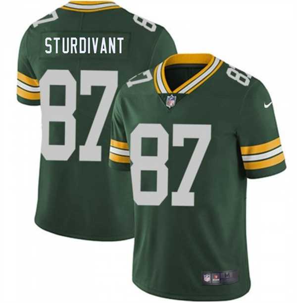 Mens Green Bay Packers #87 J. Michael Sturdivant Green 2026 Draft Vapor Untouchable Limited Stitched Jersey->green bay packers->NFL Jersey