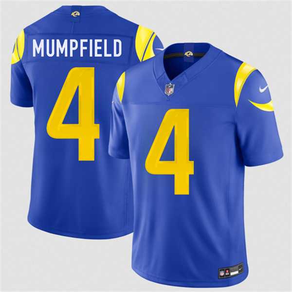 Mens Los Angeles Rams #4 Konata Mumpfield Royal 2026 F.U.S.E. Vapor Limited Stitched Jersey->los angeles rams->NFL Jersey