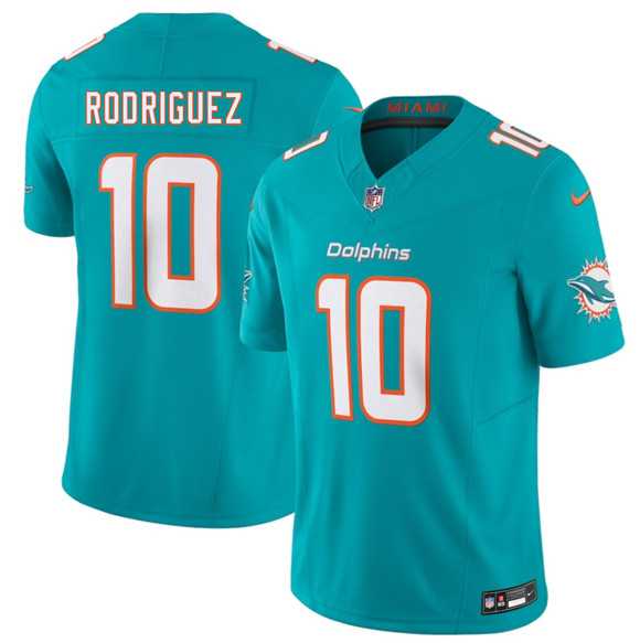 Mens Miami Dolphins #10 Jacob Rodriguez Aqua 2026 Draft F.U.S.E. Vapor Limited Stitched Jersey->miami dolphins->NFL Jersey