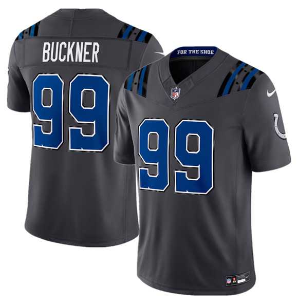 Mens Indianapolis Colts #99 DeForest Buckner Dark Gray 2026 F.U.S.E. Rivalries Collection Limited Stitched Jersey Dzhi