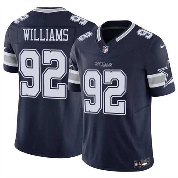 Mens Dallas Cowboys #92 Quinnen Williams Navy 2025 F.U.S.E Vapor Untouchable Limited Stitched Jersey Dzhi
