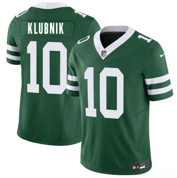 Mens New York Jets #10 Cade Klubnik Green 2026 Draft F.U.S.E. Vapor Untouchable Limited Stitched Jersey->new york jets->NFL Jersey