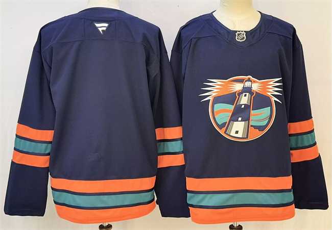 Mens New York Islanders Blank Navy 2026 Stitched Hockey Jersey->->NHL Jersey