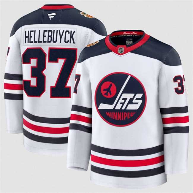 Mens Winnipeg Jets #37 Connor Hellebuyck White 2026 Home Stitched Hockey Jersey Dzhi->->NHL Jersey