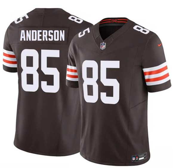 Mens Cleveland Browns #85 Aaron Anderson Brown 2026 Draft F.U.S.E. Vapor Limited Stitched Jersey Dzhi->cleveland browns->NFL Jersey