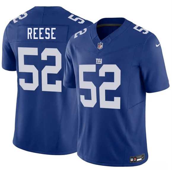 Mens New York Giants #52 Arvell Reese Blue 2026 Draft F.U.S.E. Vapor Untouchable Limited Stitched Jersey Dzhi->new york giants->NFL Jersey