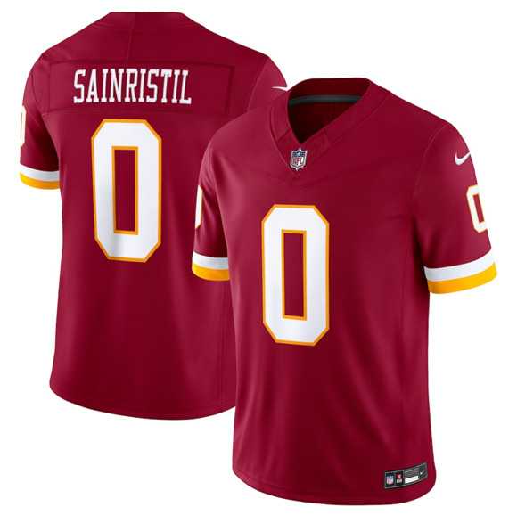 Mens Washington Commanders #0 Mike Sainristil Burgundy 2026 F.U.S.E. Vapor Limited Stitched Jersey Dzhi->washington commanders->NFL Jersey