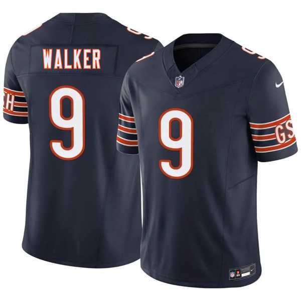Mens Chicago Bears #9 Jahdae Walker Navy 2026 F.U.S.E. Vapor Untouchable Limited Stitched Jersey Dzhi->chicago bears->NFL Jersey