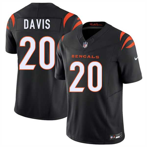 Mens Cincinnati Bengals #20 Tacario Davis Black 2026 Draft F.U.S.E. Vapor Untouchable Limited Stitched Jersey Dzhi->cincinnati bengals->NFL Jersey