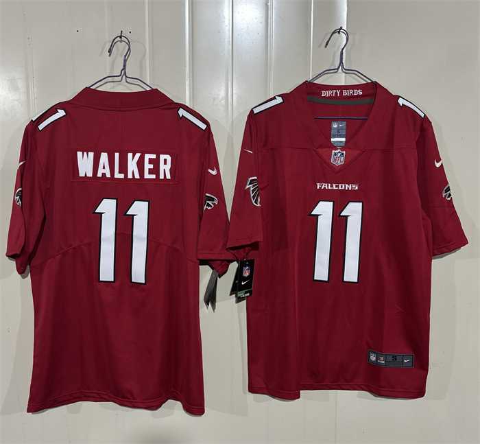 Mens Atlanta Falcons #11 Jalon Walker Red 2026 New Vapor Untouchable Limited Stitched Jersey->atlanta falcons->NFL Jersey