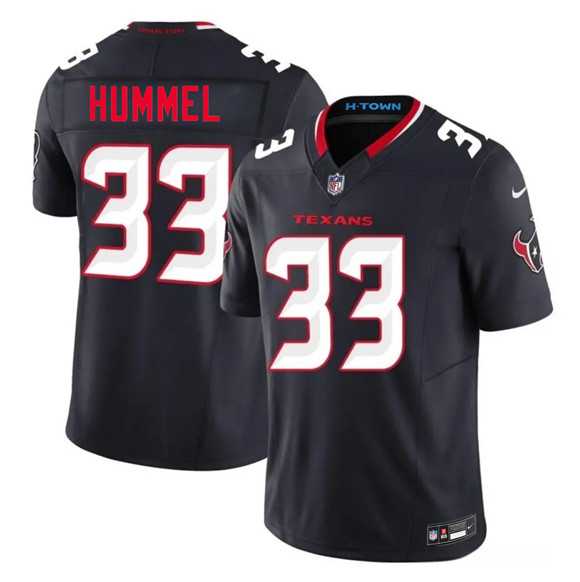 Mens Houston Texans #33 Jake Hummel Navy 2nd Alternate 2026 F.U.S.E. Vapor Limited Stitched Jersey Dzhi->houston texans->NFL Jersey