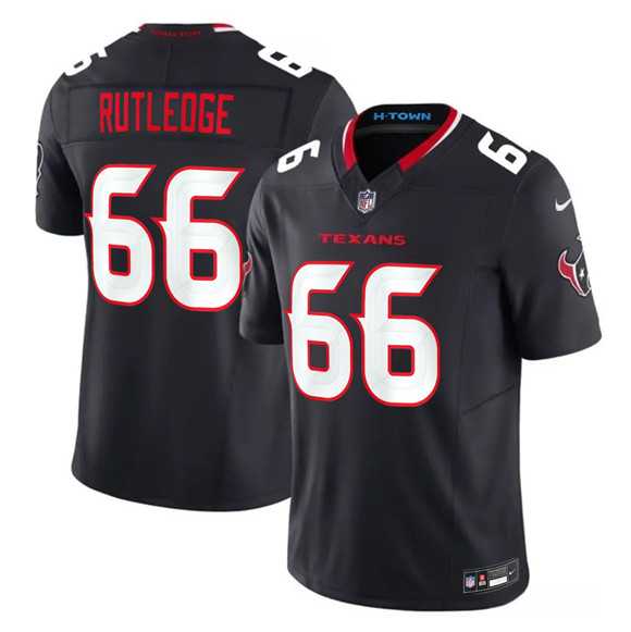 Mens Houston Texans #66 Keylan Rutledge Navy 2nd Alternate 2026 F.U.S.E. Vapor Limited Stitched Jersey Dzhi->houston texans->NFL Jersey