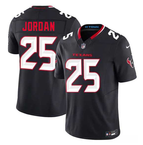 Mens Houston Texans #25 Jawhar Jordan Navy 2nd Alternate 2026 F.U.S.E. Vapor Limited Stitched Jersey Dzhi->houston texans->NFL Jersey