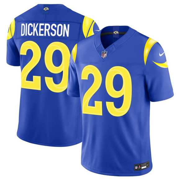 Mens Los Angeles Rams #29 Eric Dickerson Royal 2026 F.U.S.E. Vapor Limited Stitched Jersey Dzhi