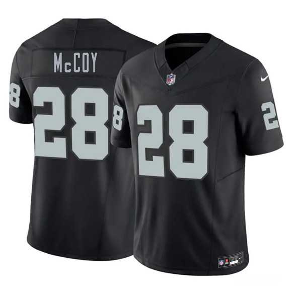 Mens Las Vegas Raiders #28 Jermod McCoy Black 2026 F.U.S.E. Vapor Untouchable Limited Stitched Jersey Dzhi->las vegas raiders->NFL Jersey