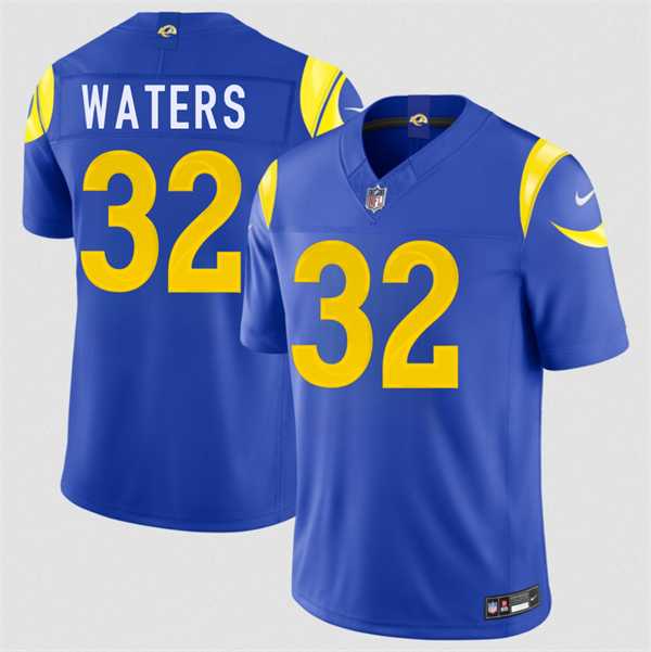 Mens Los Angeles Rams #32 Jordan Waters Royal 2026 F.U.S.E. Vapor Limited Stitched Jersey Dzhi->los angeles rams->NFL Jersey