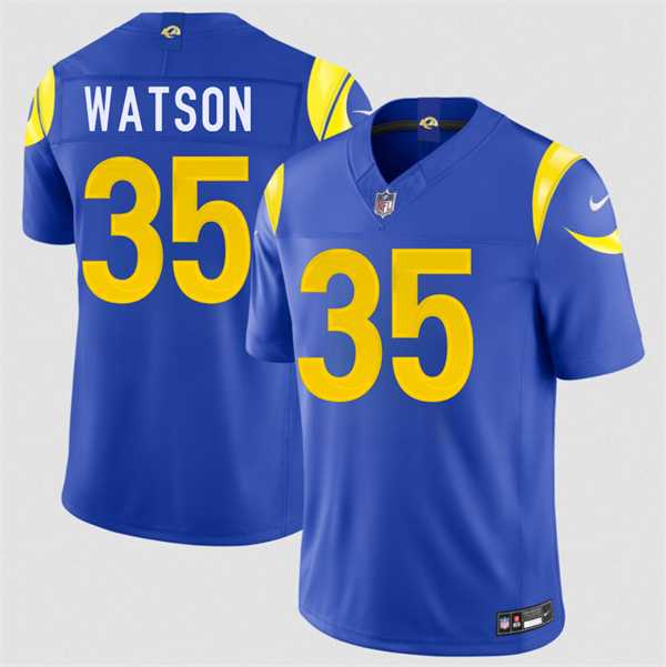Mens Los Angeles Rams #35 Jaylen Watson Royal 2026 F.U.S.E. Vapor Limited Stitched Jersey Dzhi->los angeles rams->NFL Jersey