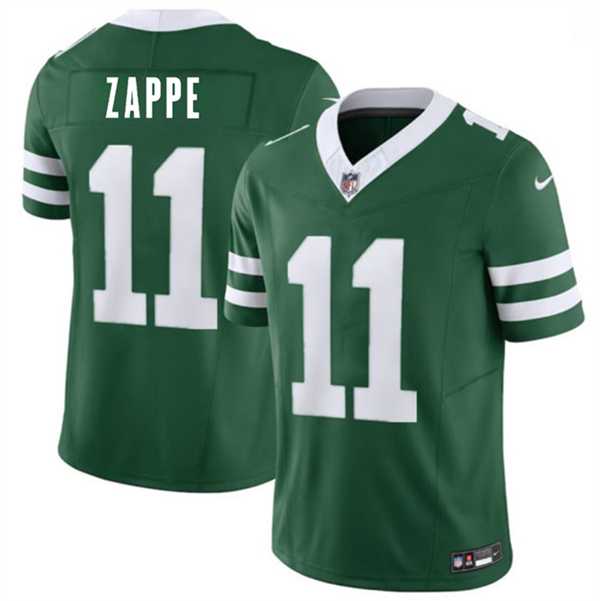 Mens New York Jets #11 Bailey Zappe Green 2026 F.U.S.E. Vapor Untouchable Limited Stitched Jersey Dzhi->new york jets->NFL Jersey
