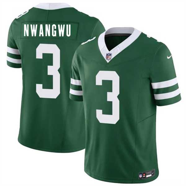 Mens New York Jets #3 Kene Nwangwu Green 2026 F.U.S.E. Vapor Untouchable Limited Stitched Jersey Dzhi->new york jets->NFL Jersey