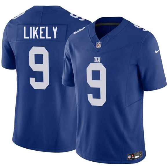Mens New York Giants #9 Isaiah Likely Blue 2026 F.U.S.E. Vapor Untouchable Limited Stitched Jersey Dzhi