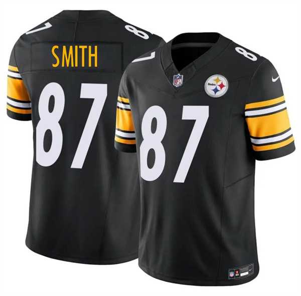 Mens Pittsburgh Steelers #87 Brandon Smith Black 2026 F.U.S.E. Vapor Limited Stitched Jersey Dzhi->pittsburgh steelers->NFL Jersey