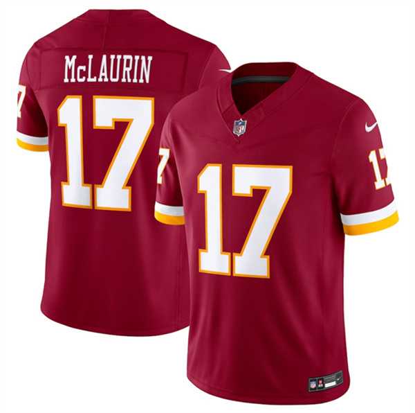 Mens Washington Commanders #17 Terry McLaurin Burgundy 2026 F.U.S.E. Vapor Limited Stitched Jersey Dzhi