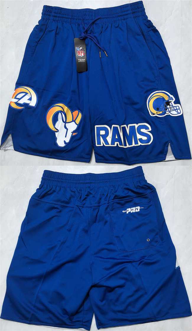 Mens Los Angeles Rams Royal Shorts(Run Small) (Run Small)->los angeles rams->NFL Jersey