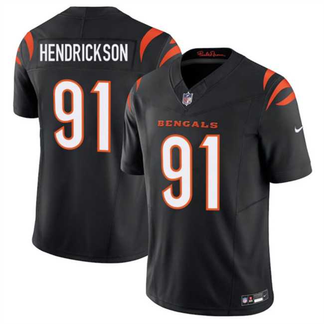 Mens Cincinnati Bengals #91 Trey Hendrickson Black 2025 F.U.S.E. Vapor Untouchable Limited Stitched Jersey Dzhi