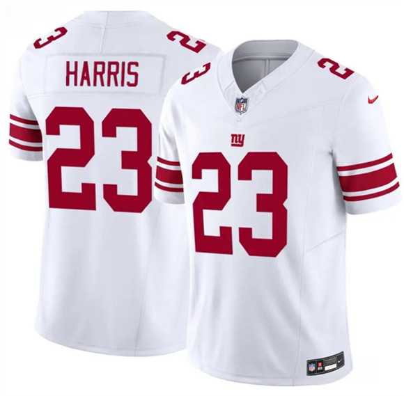 Mens New York Giants #23 Najee Harris White 2026 F.U.S.E. Vapor Untouchable Limited Stitched Jersey Dzhi
