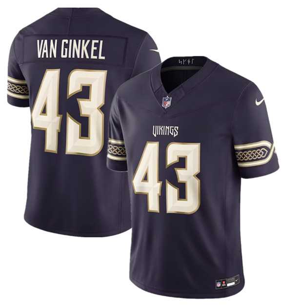 Mens Minnesota Vikings #43 Andrew Van Ginkel Deep Purple 2026 F.U.S.E. Rivalries Collection Limited Stitched Jersey Dzhi