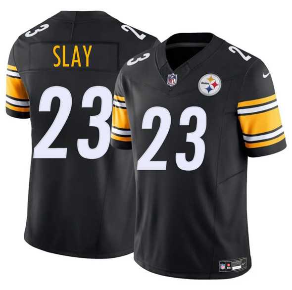 Men & Women & Youth Pittsburgh Steelers #23 Darius Slay Black 2025 F.U.S.E. Vapor Limited Stitched Jersey