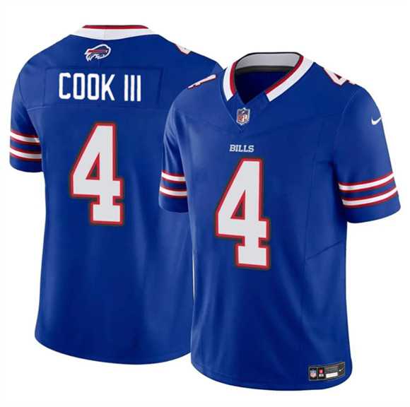 Men & Women & Youth Buffalo Bills #4 James Cook III Blue 2025 F.U.S.E. Vapor Untouchable Limited Stitched Jersey