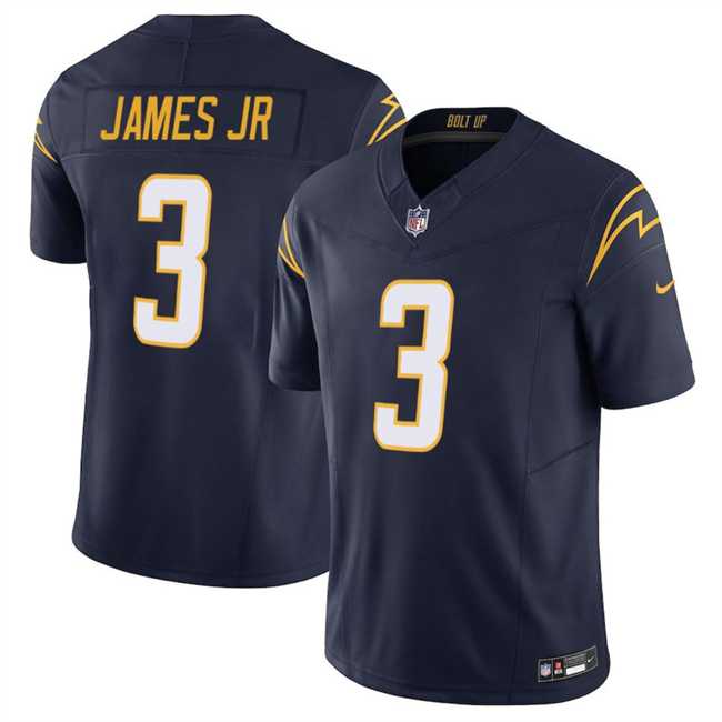 Mens Los Angeles Chargers #3 Derwin James JR Navy 2025 F.U.S.E Vapor Limited Stitched Jersey Dzhi