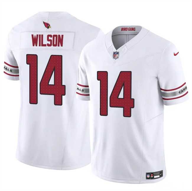 Mens Arizona Cardinals #14 Michael Wilson White 2025 F.U.S.E. Vapor Untouchable Limited Stitched Jersey Dzhi