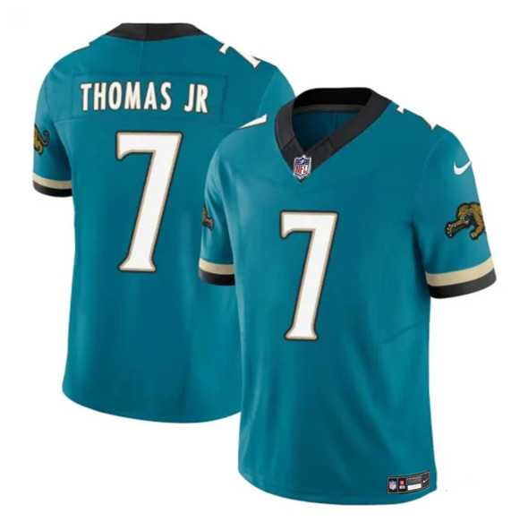 Men & Women & Youth Jacksonville Jaguars #7 Brian Thomas Jr Teal 2025 F.U.S.E. Prowler Throwback Vapor Untouchable Stitched Jersey