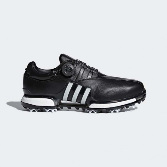 Mens Core Black/White Adidas Tour360 Eqt Boa Golf Shoes 397SOCLB