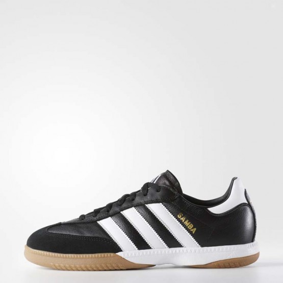 Mens Black Adidas Samba Millennium Leather In Soccer Cleats 423WUAJP->Adidas Men->Sneakers