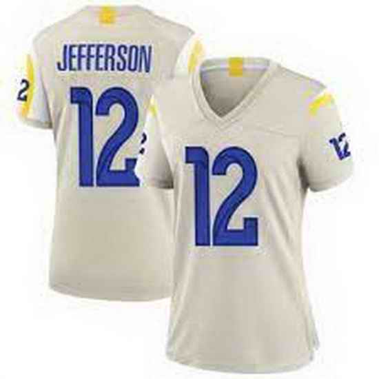 Women Nike Los Angeles Rams #12 Van Jefferson Bond Vapor Untouchable Limited Jersey