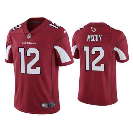 Men Arizona Cardinals #12 Colt McCoy Red Vapor Untouchable Limited Stitched Jersey